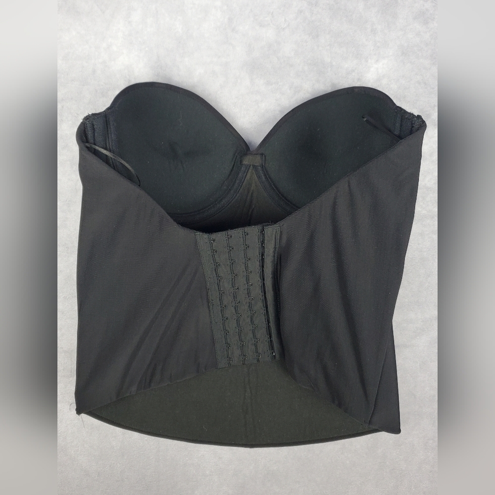 Victoria's Secret straplesd Black bustier‎ corset size 36B - Picture 2 of 15